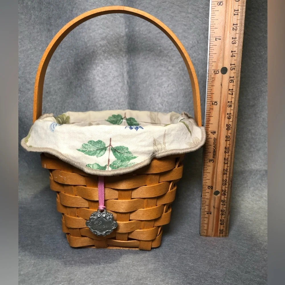 LONGABERGER 2001 HORIZON OF HOPE BASKET FOR THE AMERICAN CANCER SOCIETY